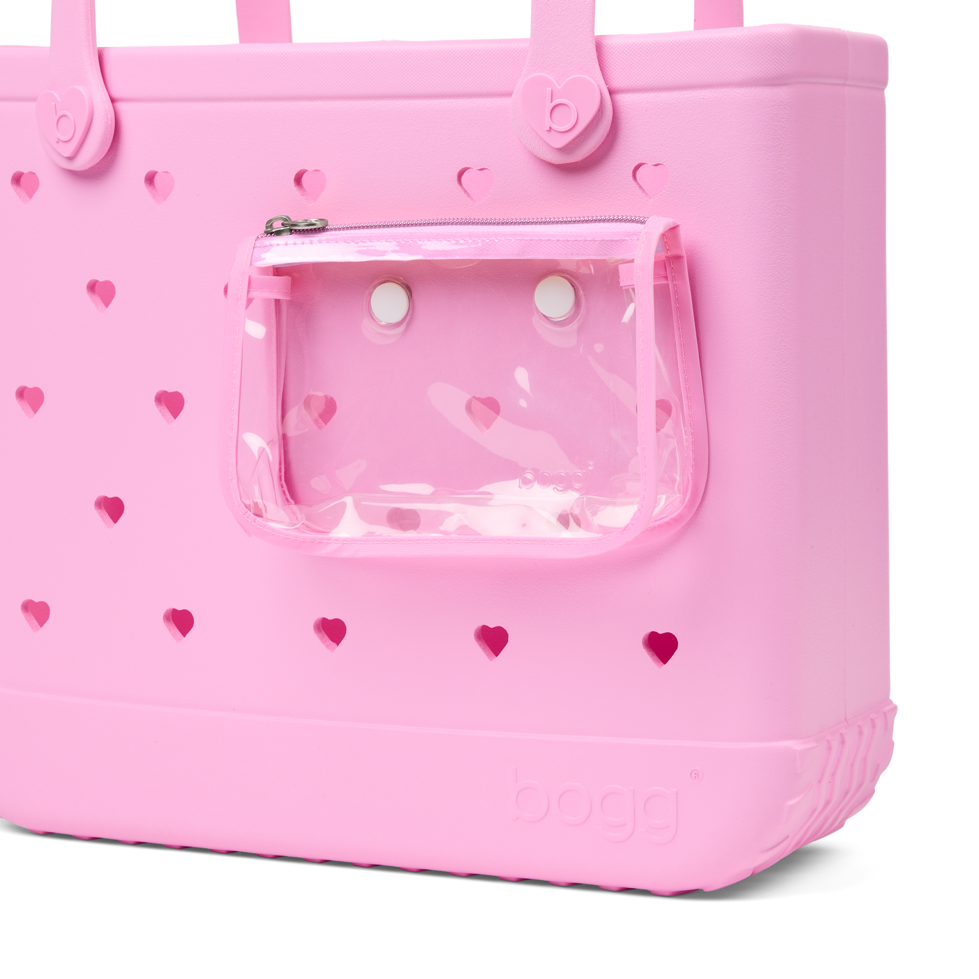 Baby Bag - Cut Out Heart Pink Taffy