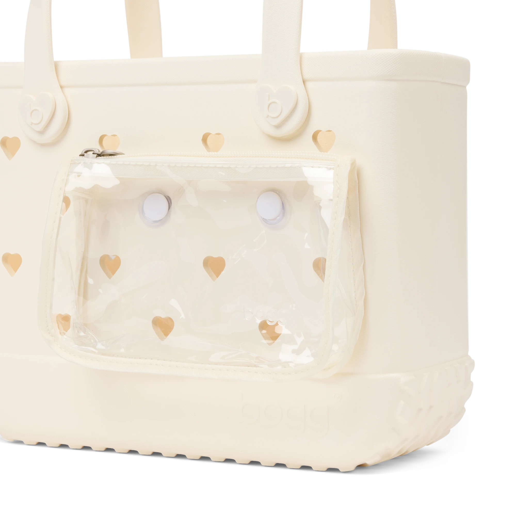 Bitty Bag - Cut Out Heart Coconut