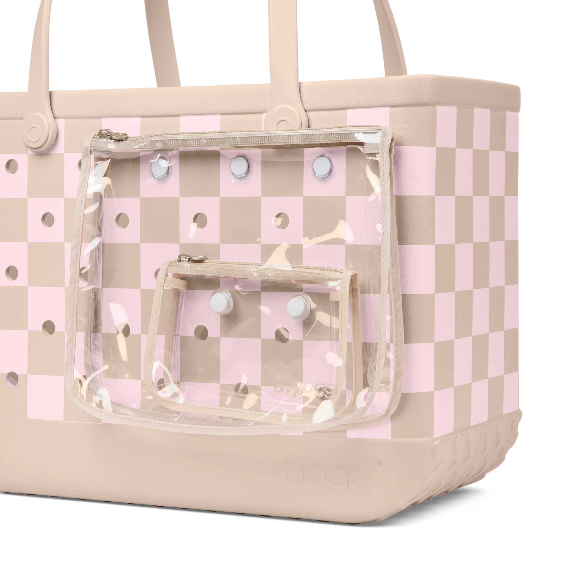 Original Bag - Checkered Linen/ Pink Marshmallow