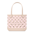 Baby Bag - Checkered Linen/ Pink Marshmallow