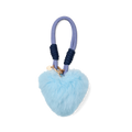 Charmed- Blue Heart Pouf