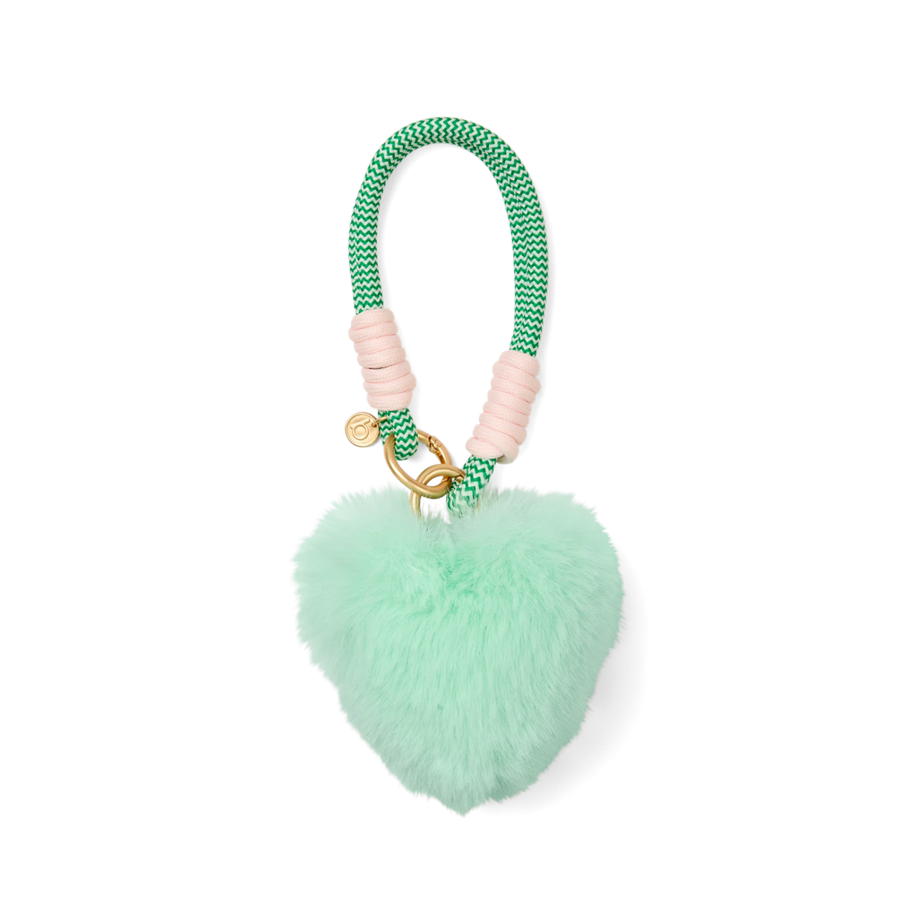 Charmed- Green Heart Pouf