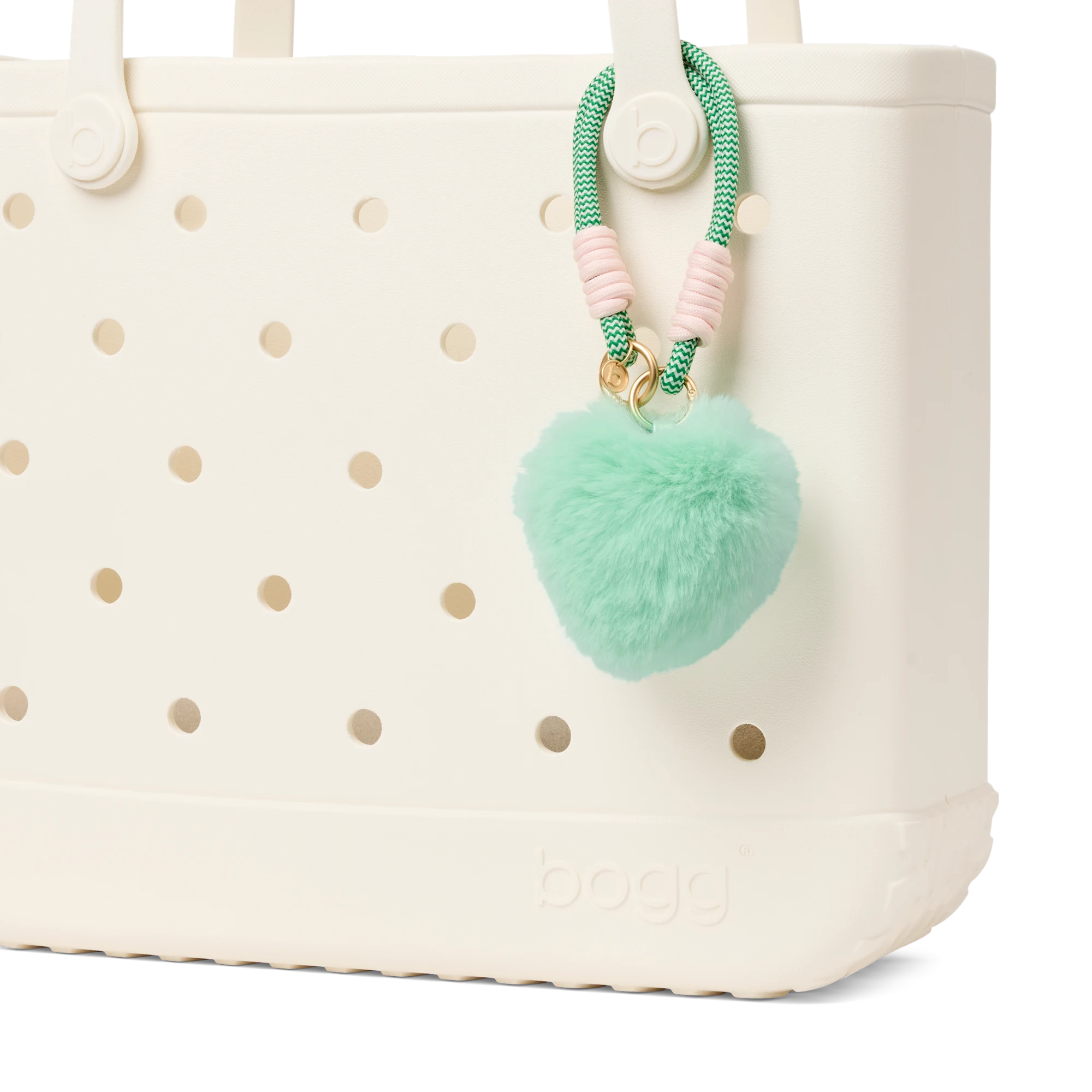 Charmed- Green Heart Pouf