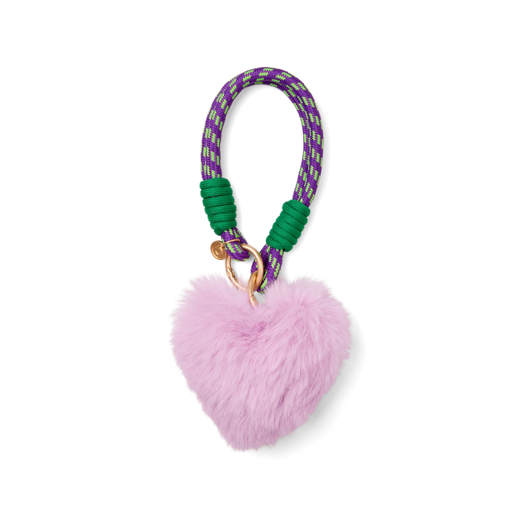 Charmed- Purple Heart Pouf