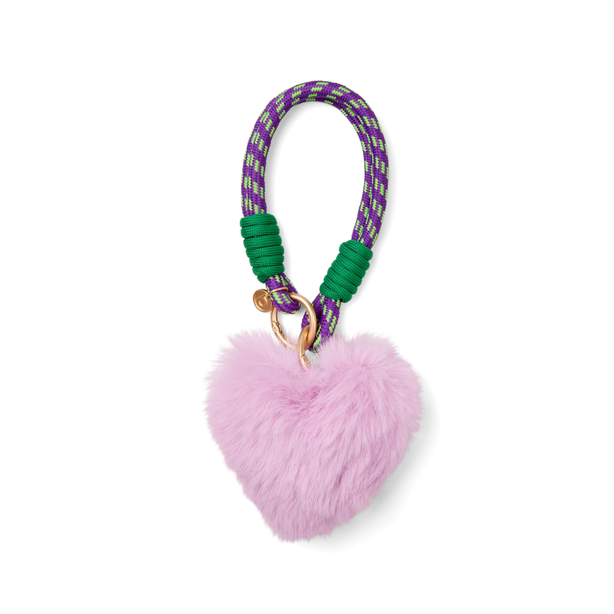 Charmed- Purple Heart Pouf