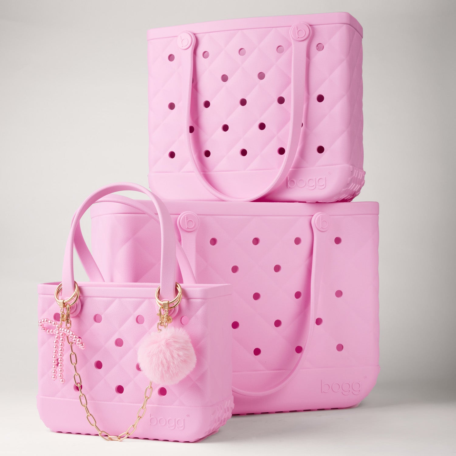 Charmed- Pink Taffy Pouf