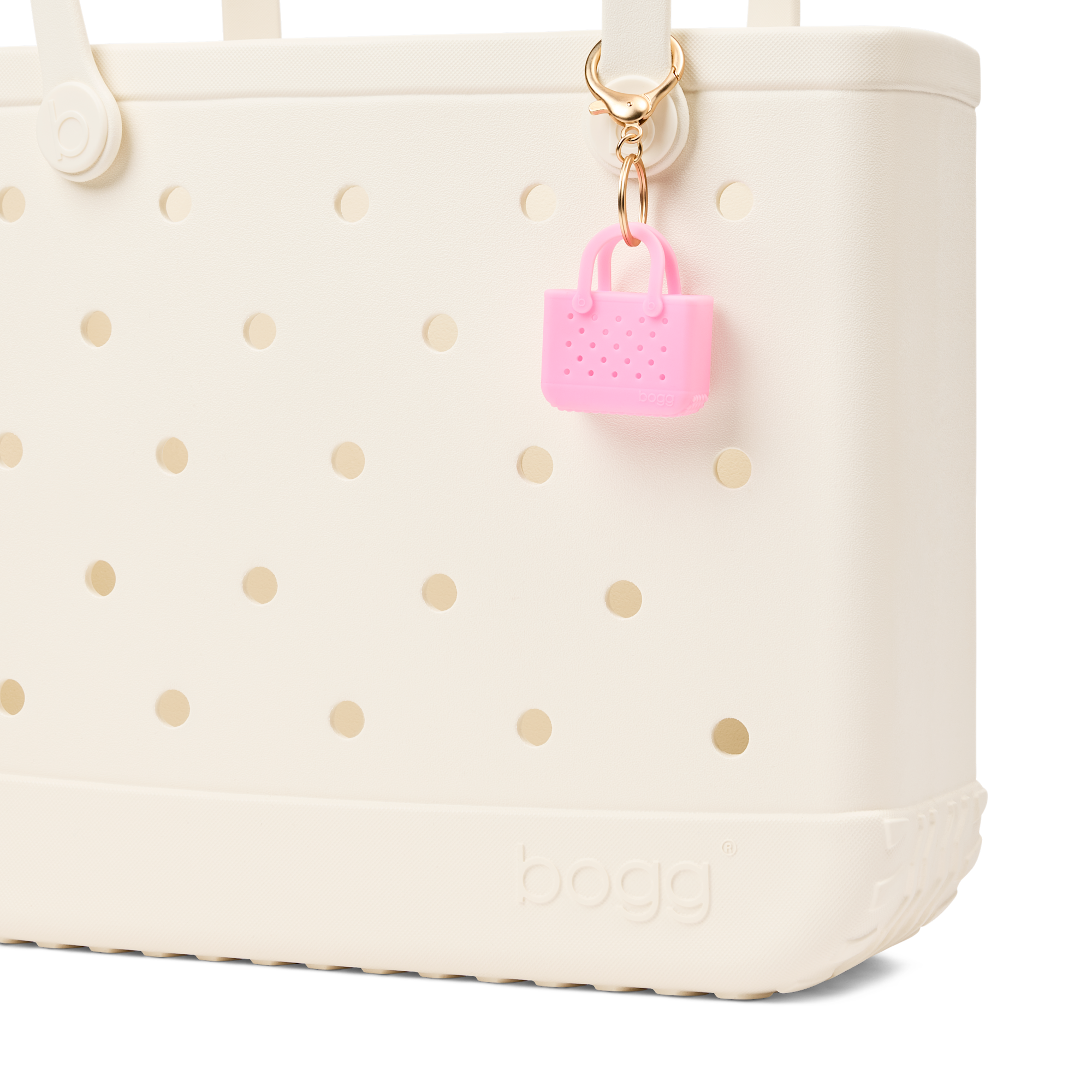 Tiny Tote Keychain - Pink Taffy